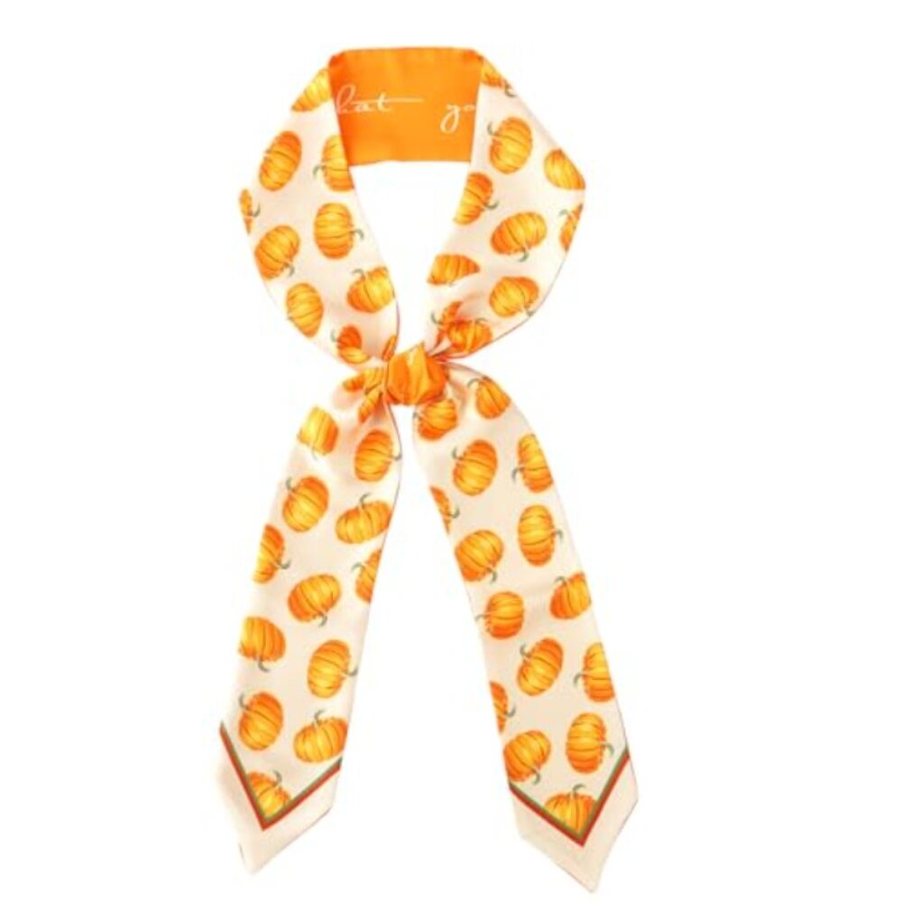 Pumpkin Fall Winter Soft Lightweight Scarf